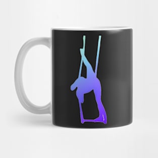 An aerialist in splits Mug